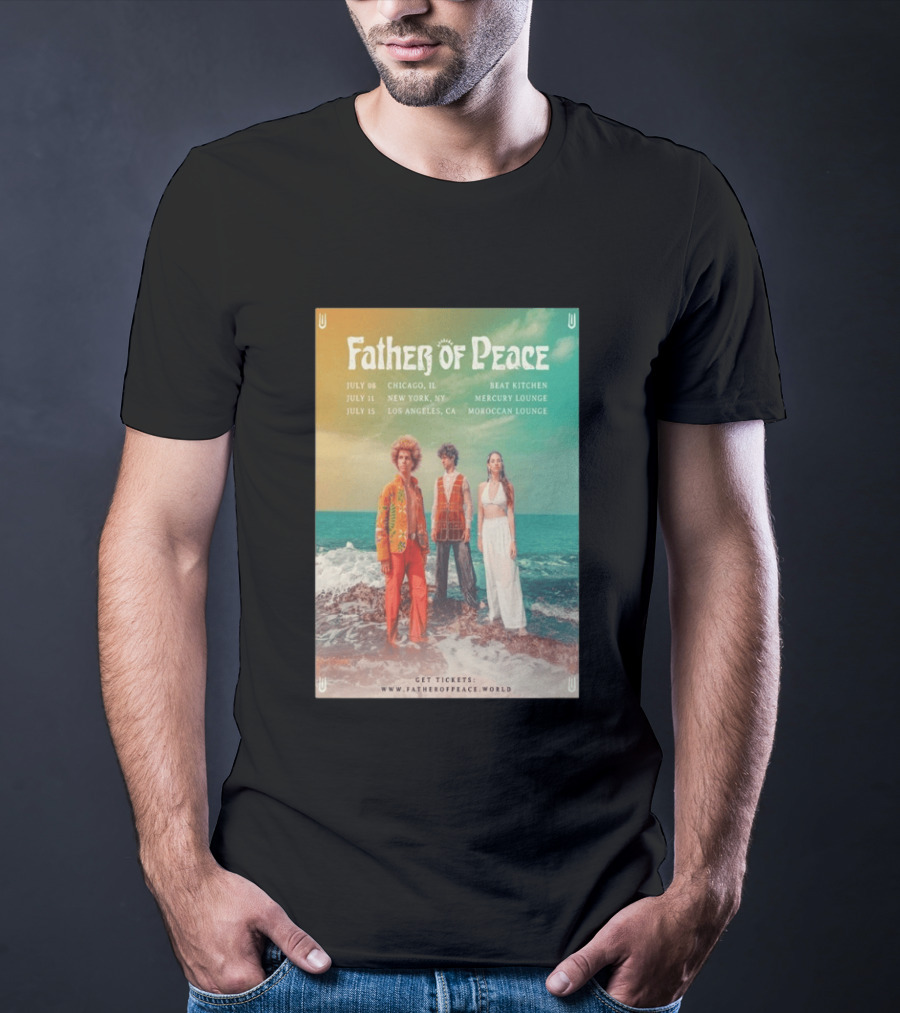 Father Of Peace Fall Tour 2026 Chicago New York Los Angeles T-Shirt