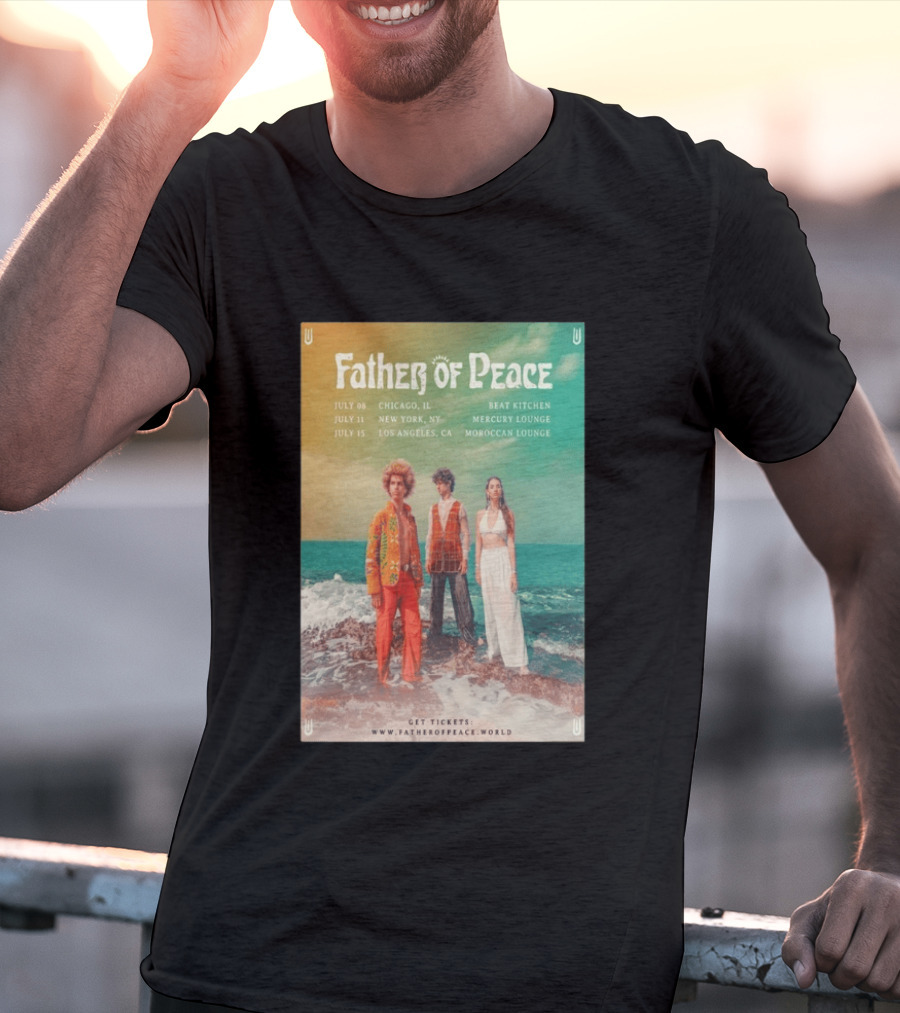 Father Of Peace Fall Tour 2026 Chicago New York Los Angeles T-Shirt