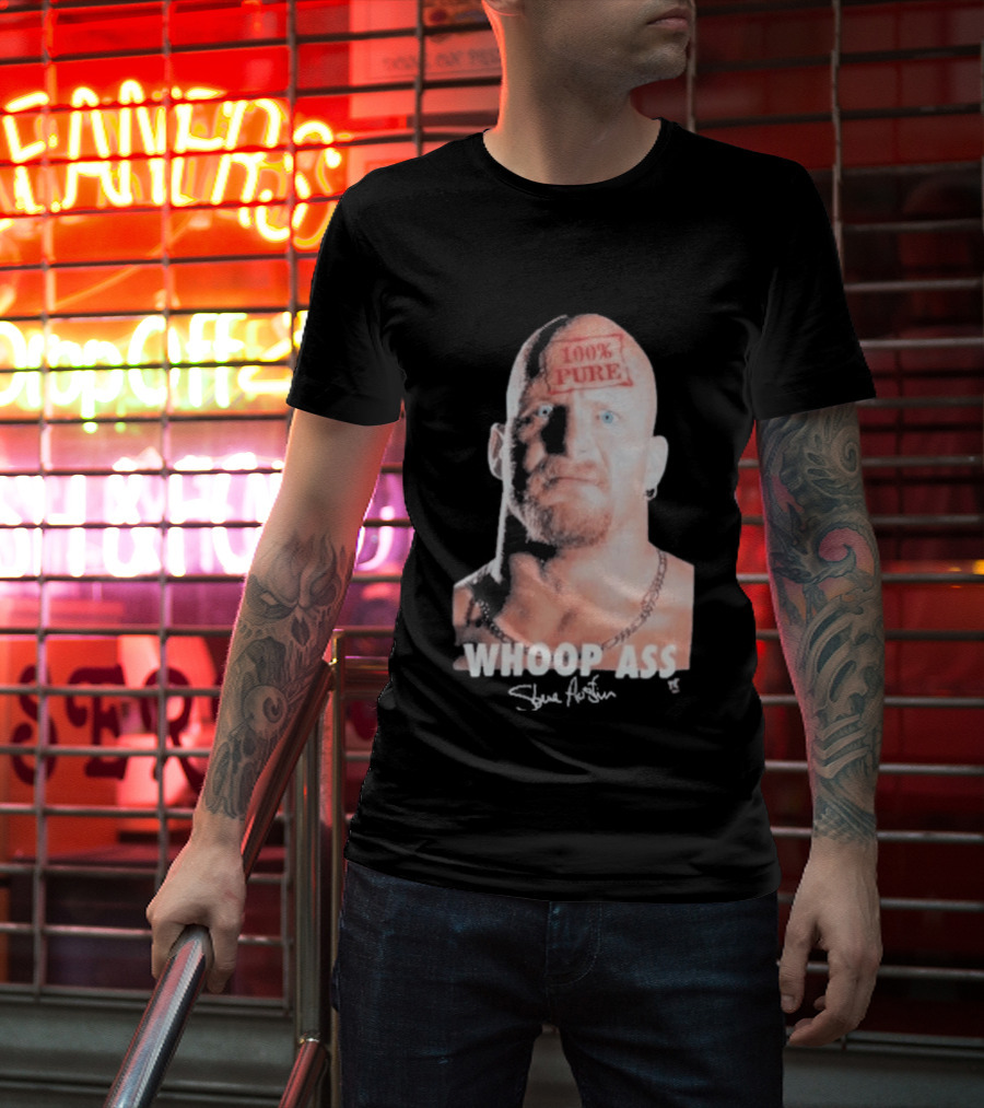 Wyco 1996 Stone Cold Steve Austin 100% Pure Whoop Ass T-Shirt