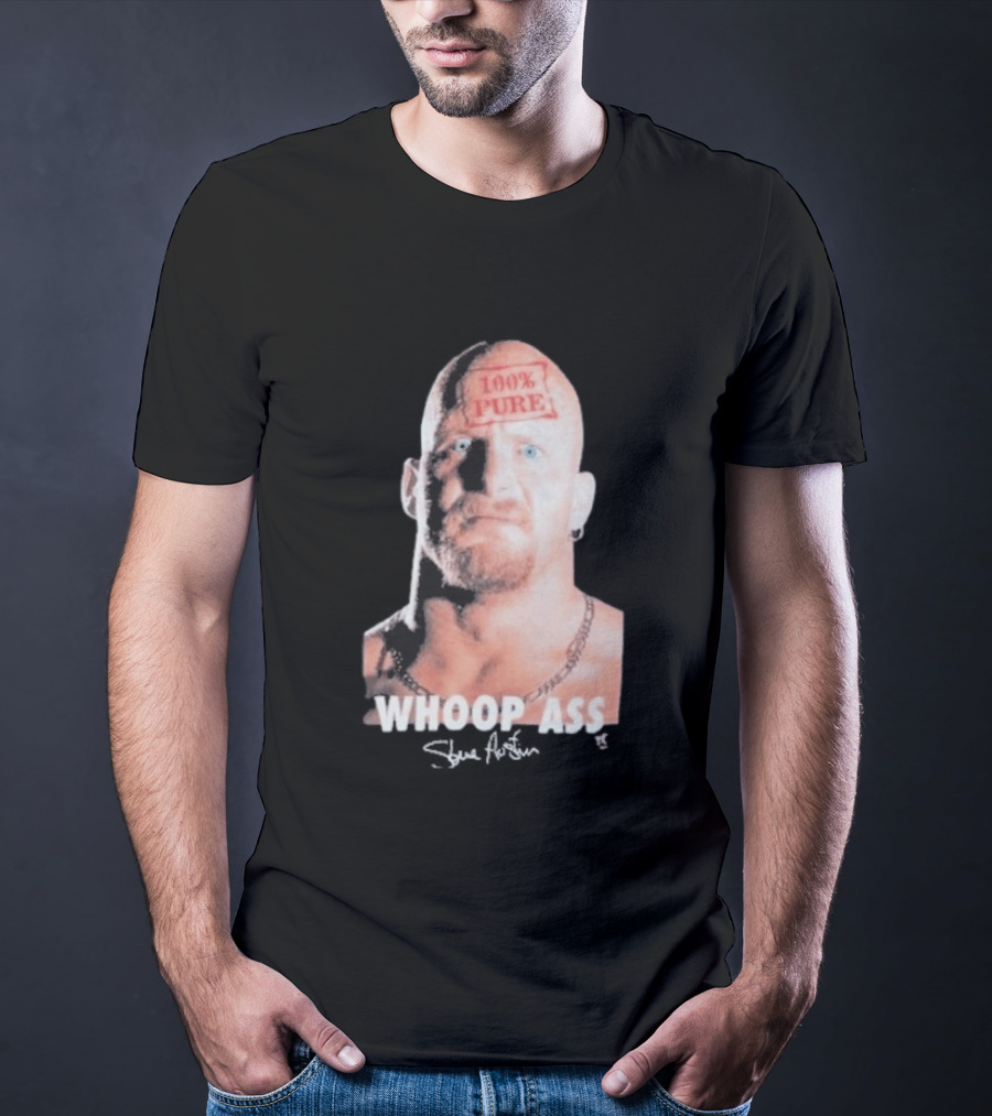 Wyco 1996 Stone Cold Steve Austin 100% Pure Whoop Ass T-Shirt