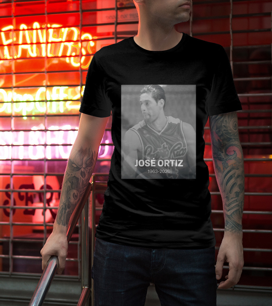José Ortiz Puerto Rico Basketball 1963 2026 T-Shirt