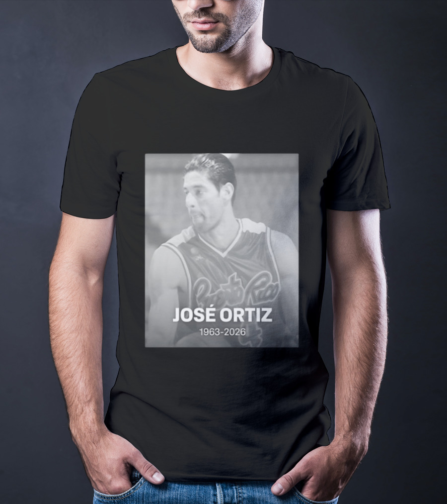 José Ortiz Puerto Rico Basketball 1963 2026 T-Shirt