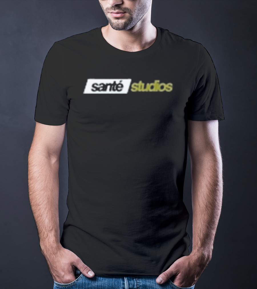 Sante Studios Everyday Essentials Distressed Yellow White Aesthetic T-Shirt