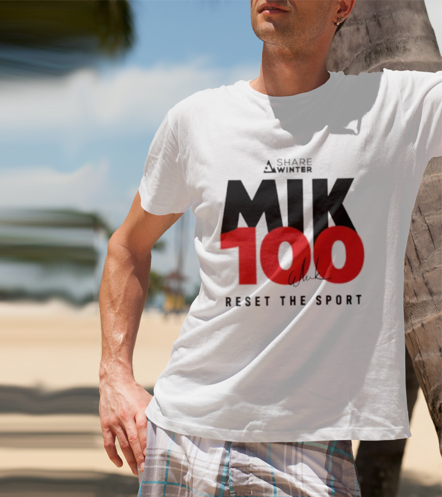 MIK 100 Reset The Sport A Share White T-Shirt