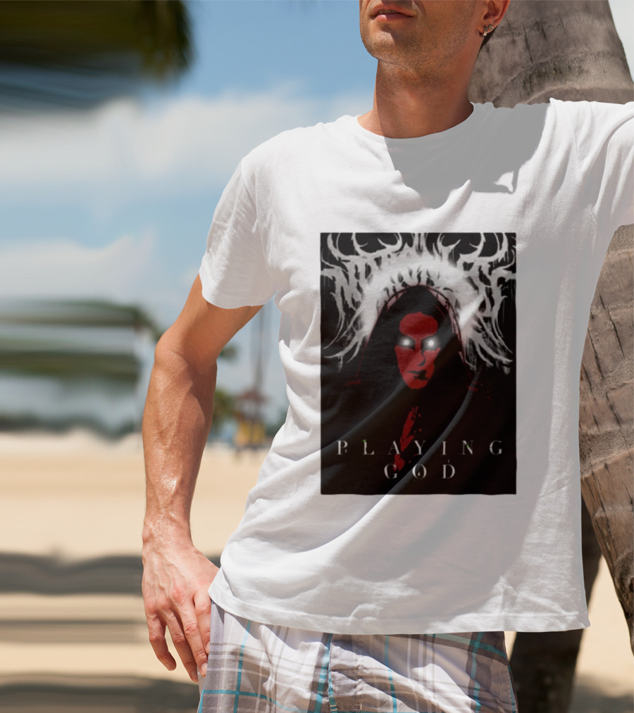 Notshiva Playing God Gothic Dark T-Shirt