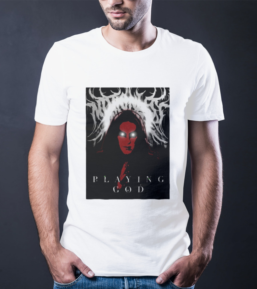 Notshiva Playing God Gothic Dark T-Shirt