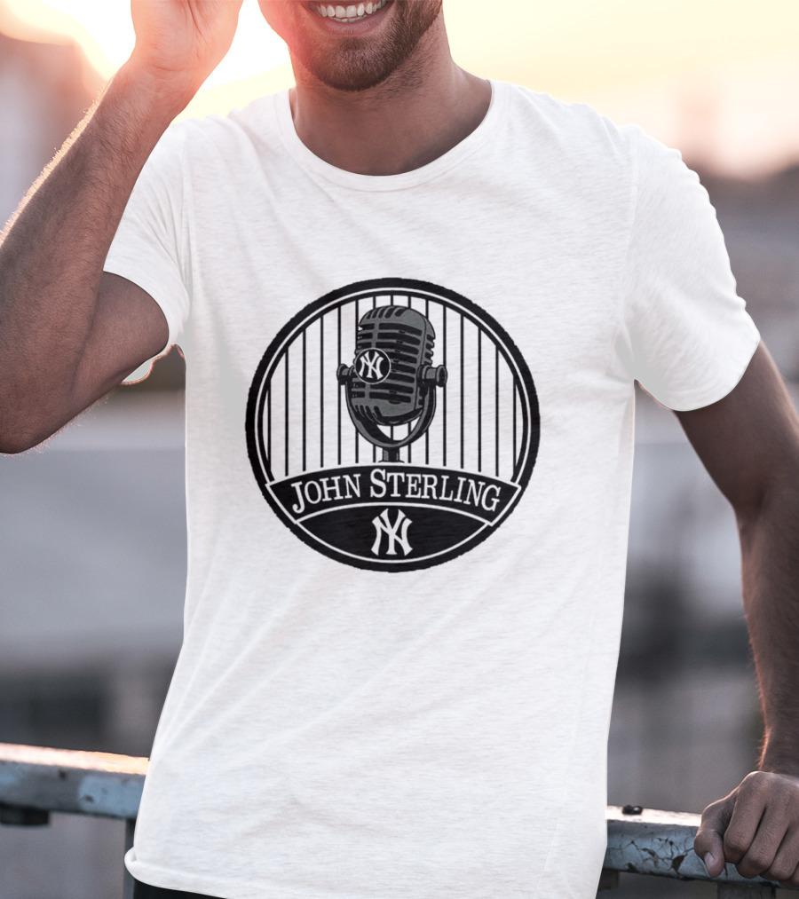 John Sterling Microphone New York Yankees Remembrance T-Shirt