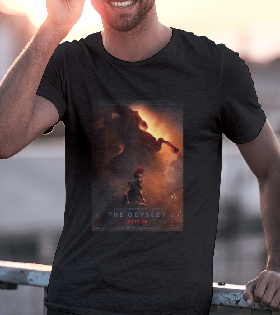 The Odyssey July 17 2026 A Film By Christopher Nolan IMAX Epic T-Shirt