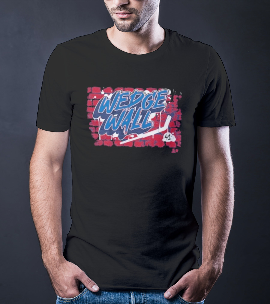 Wedge Wall 41 Scott Wedgewood Hockey Fan Gear T-Shirt