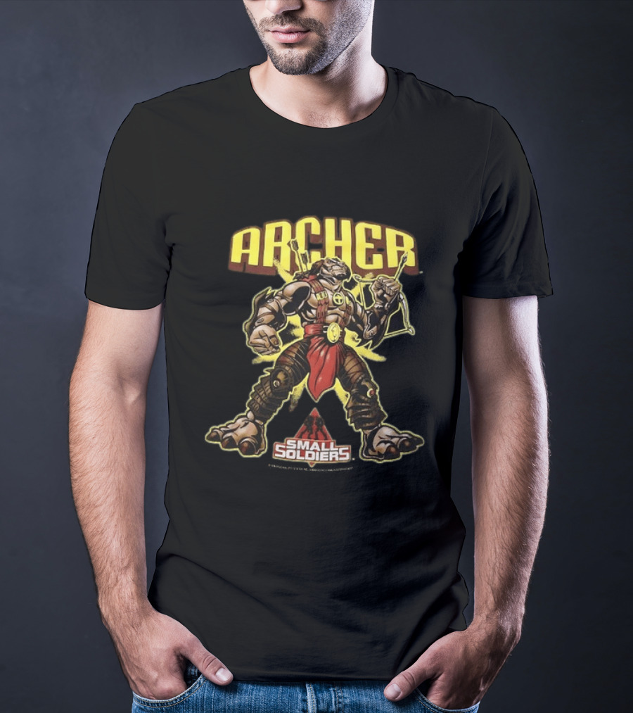 Archer Action Figure Featuring Small Soldiers Movie T-Shirt
