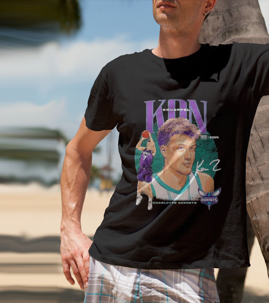 Kon Knueppel Charlotte Hornets Dual Player 500 Level NBA T-Shirt