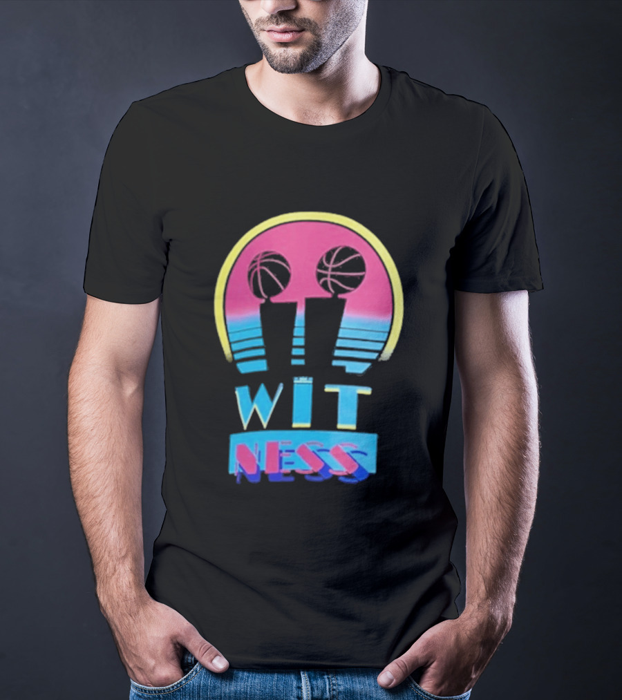 LeBron James Miami Twice Max90 Wit Ness Basketball T-Shirt