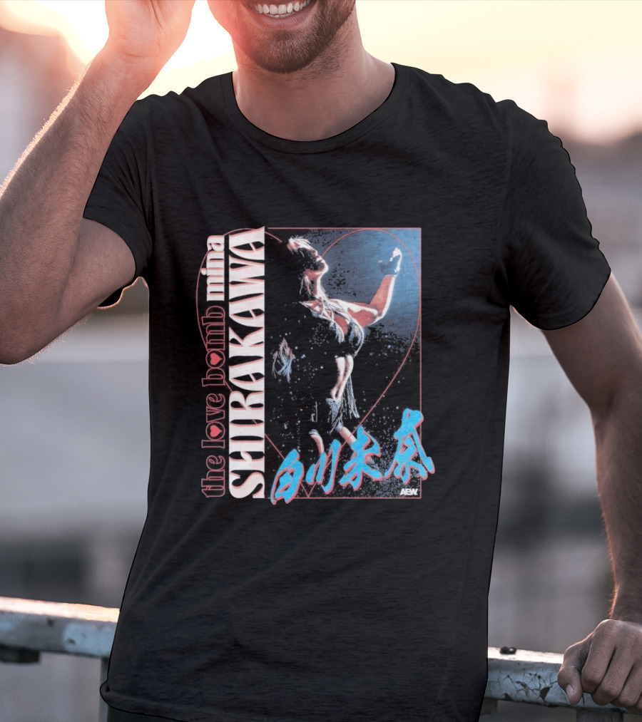 Mina Shirakawa The Love Bomb AEW Shirakawa T-Shirt