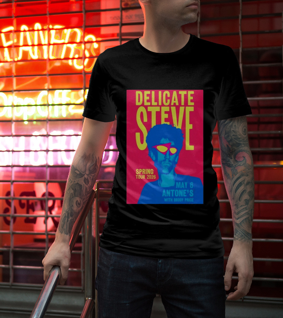 Delicate Steve Spring Tour 2026 May 6 Antone's With Brody Price T-Shirt