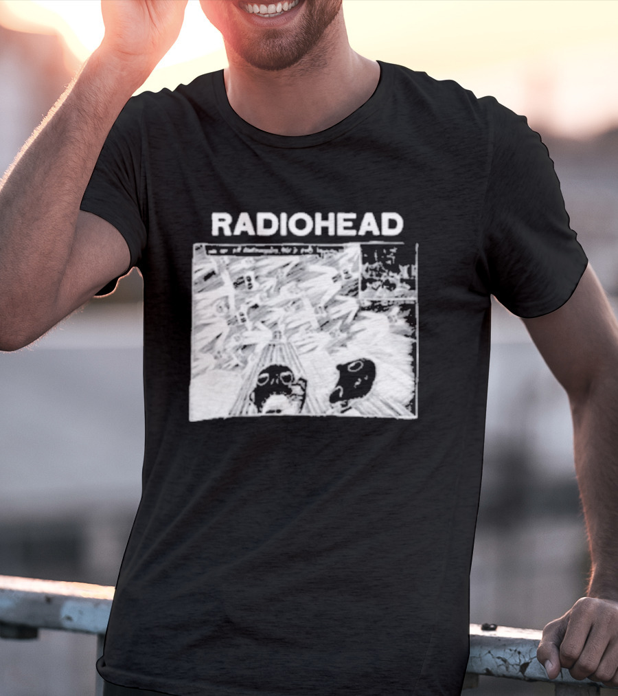 Radiohead Motion Picture House Black T-Shirt