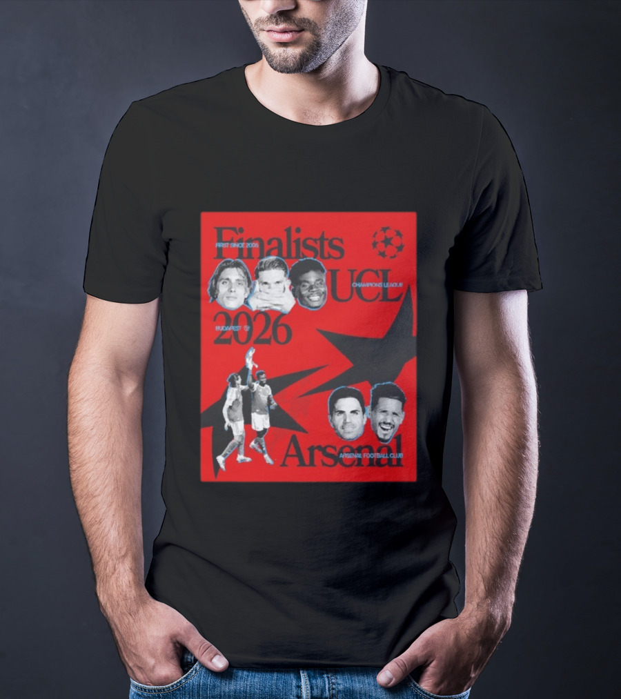 Finalists UCL 2026 Arsenal Champions League First Since 2006 Budapest T-Shirt