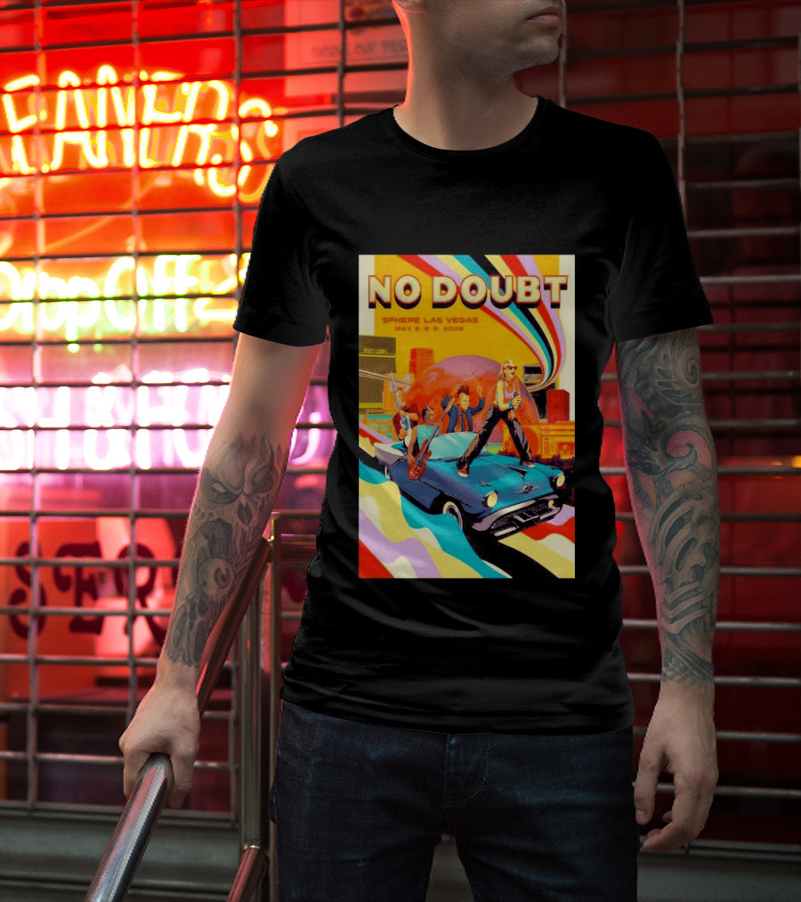 No Doubt Sphere Las Vegas May 6 9 2026 Vintage Road Trip Concert T-Shirt