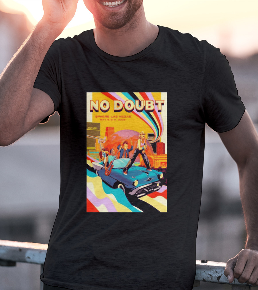 No Doubt Sphere Las Vegas May 6 9 2026 Vintage Road Trip Concert T-Shirt