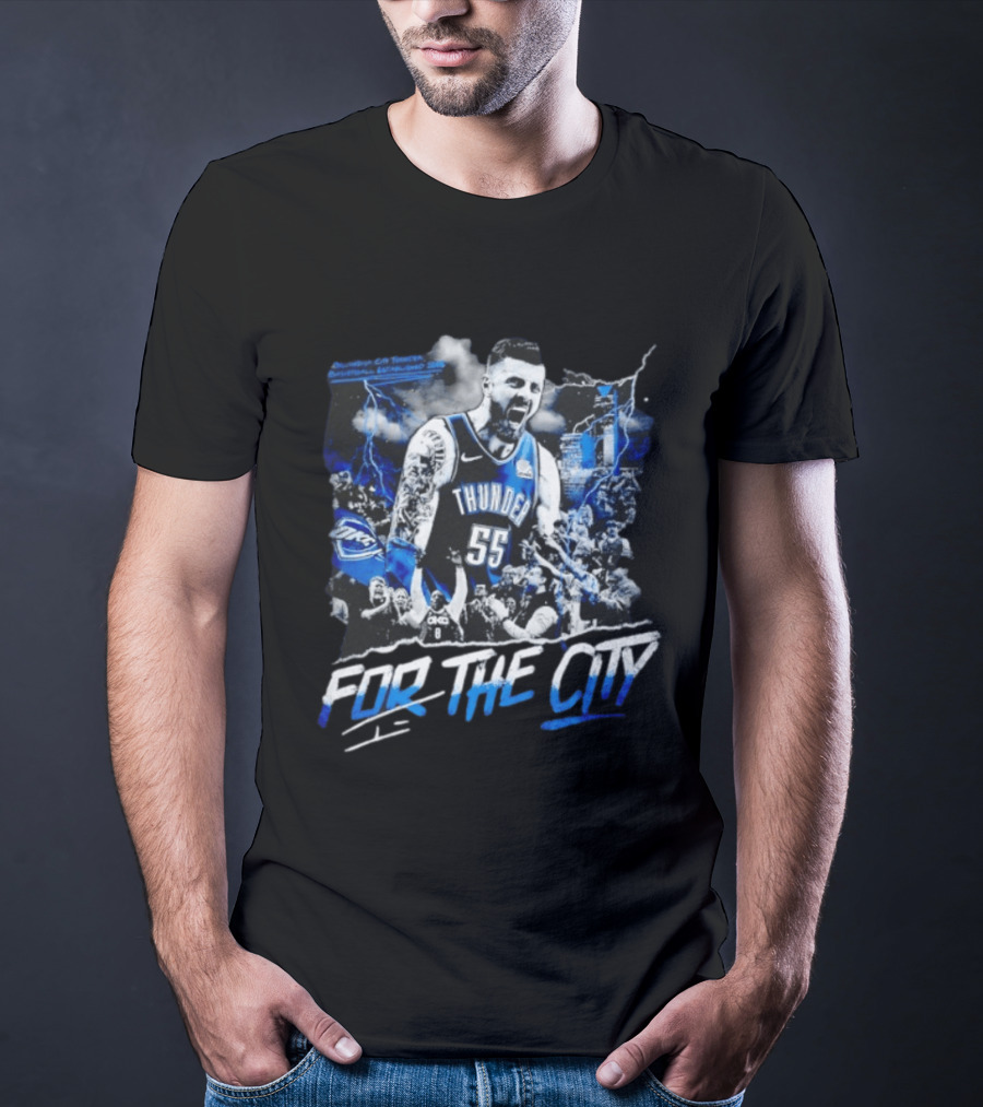 Oklahoma City Thunder Isaiah Hartenstein 55 For The City T-Shirt