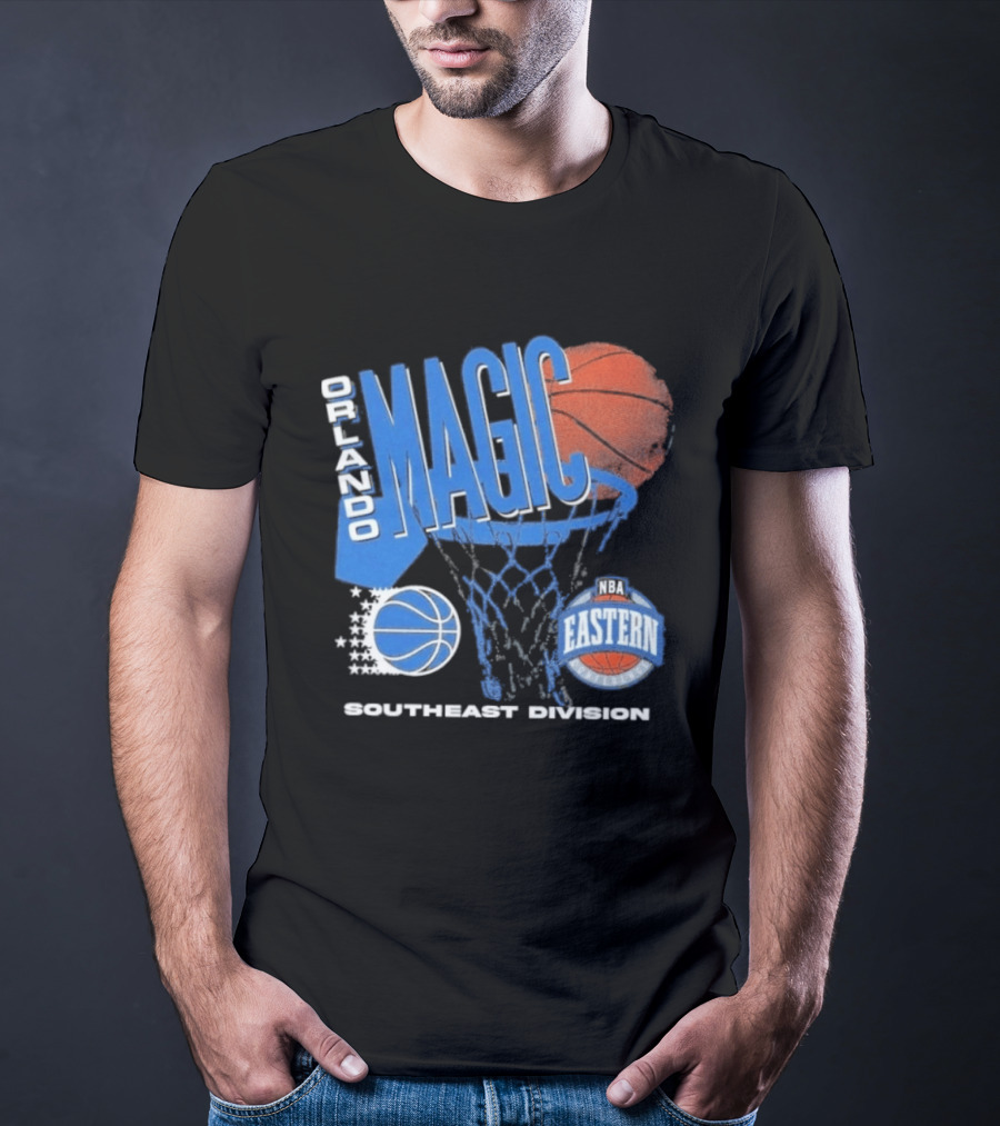 Orlando Magic 90s Hardwood Classics Southeast Division NBA Eastern Conference Basketball T-Shirt