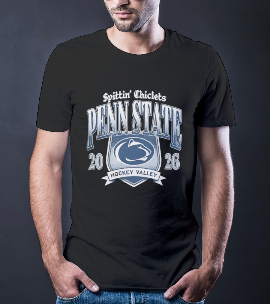 Penn State Spittin Chiclets Hockey 2026 T-Shirt