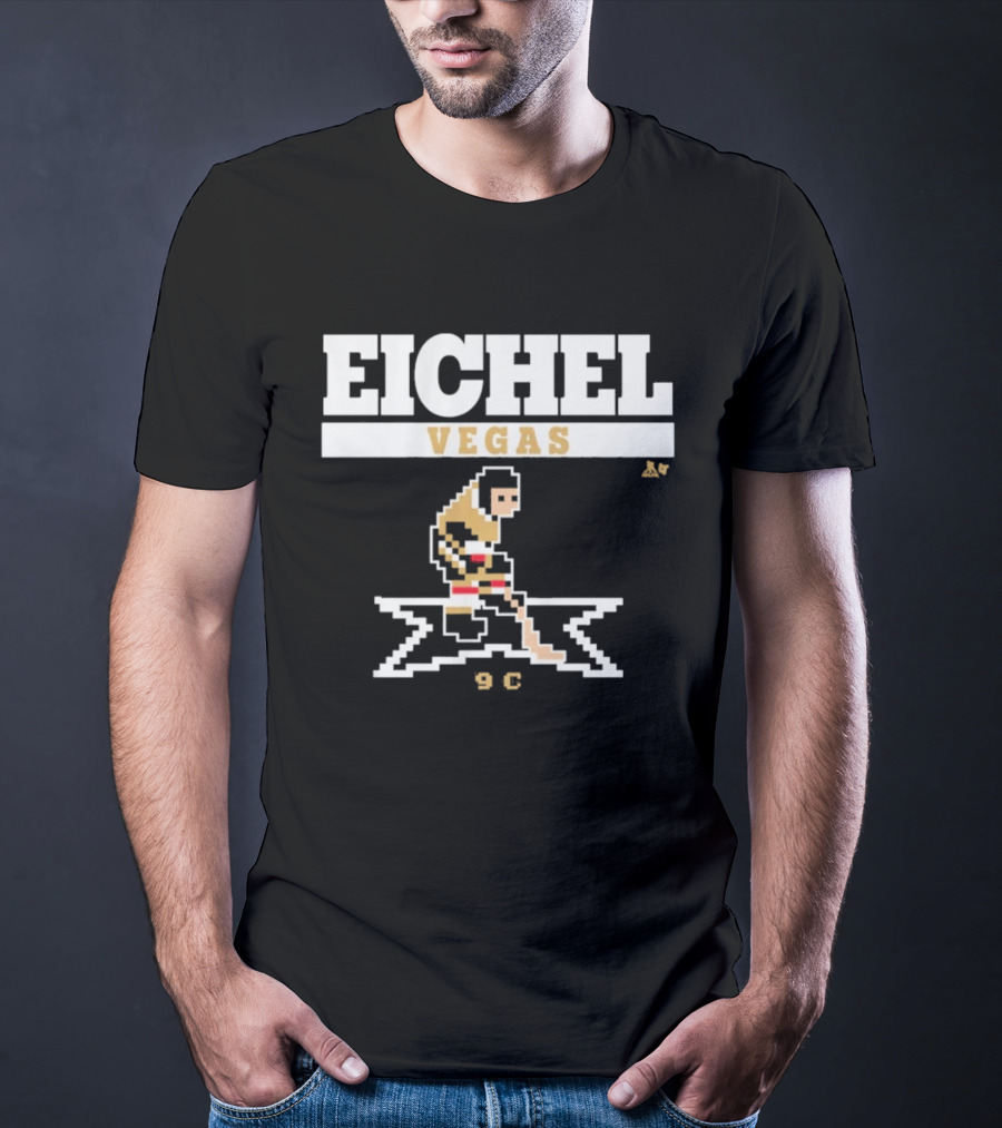 Eichel Vegas Pixel Art Hockey 9 T-Shirt