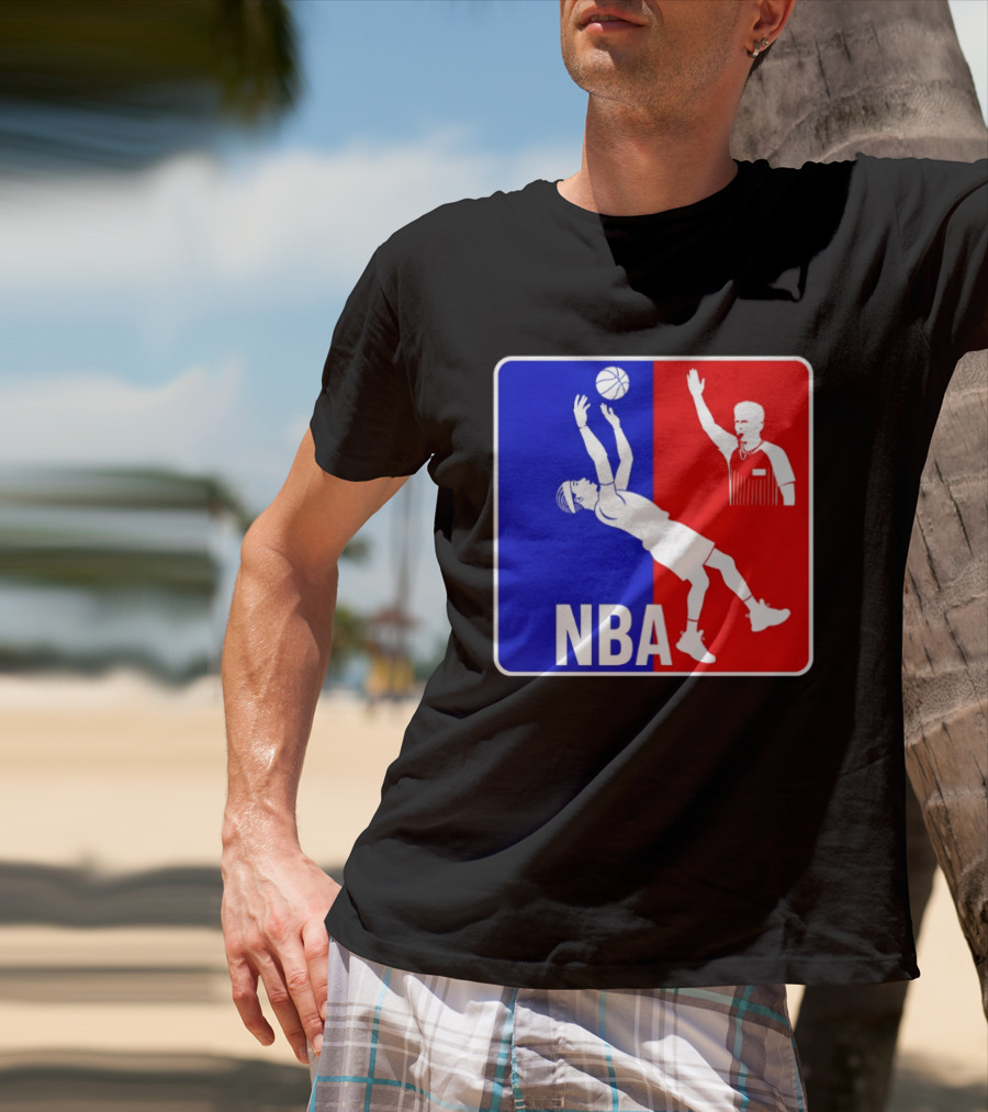 NBA 2026 SGA Flopping Moment OKC Thunder With Referee T-Shirt
