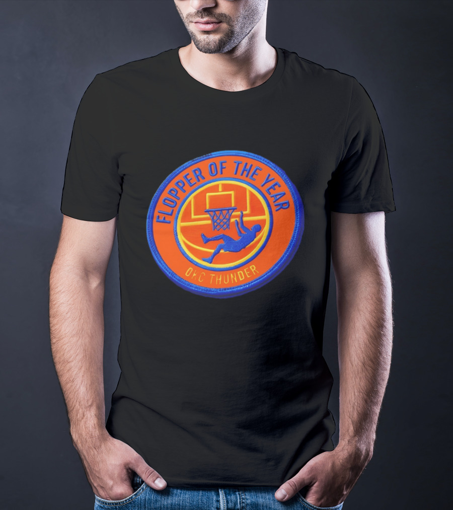 Flopper Of The Year OKC Thunder Basketball Humor SGA Moment T-Shirt