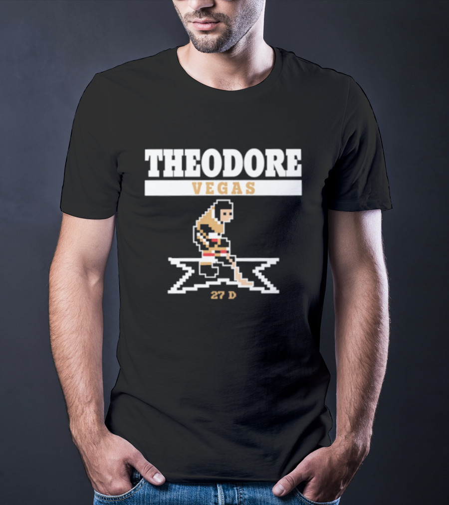 Theodore Vegas 27 D Hockey Player T-Shirt