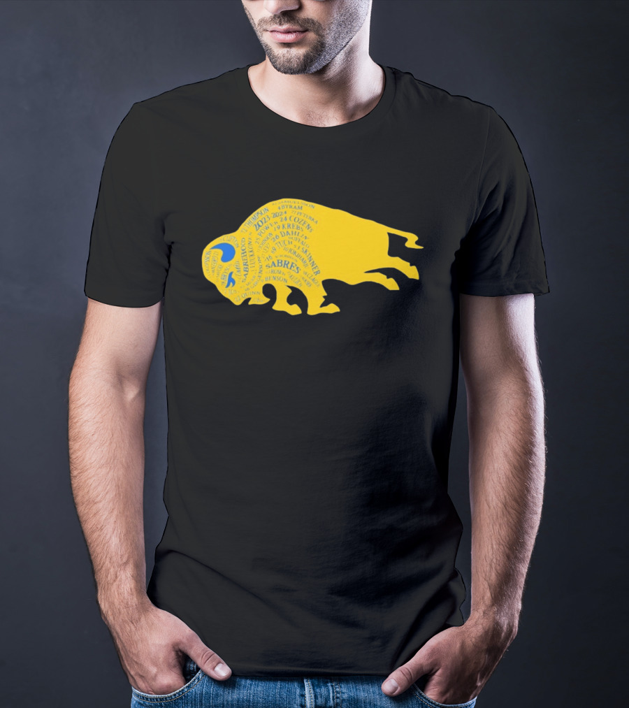 Buffalo Sabres Tage Thompson Rasmus Dahlin Alex Tuch Hockey 2023 Team Players T-Shirt