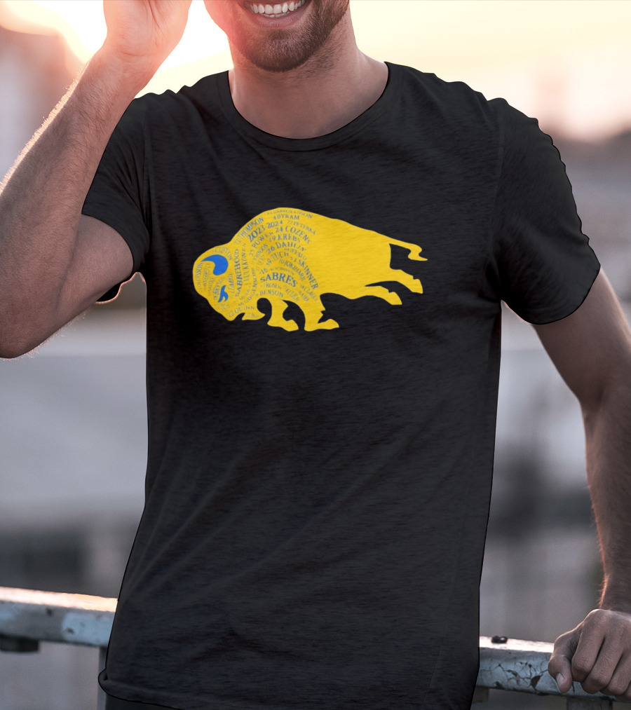 Buffalo Sabres Tage Thompson Rasmus Dahlin Alex Tuch Hockey 2023 Team Players T-Shirt