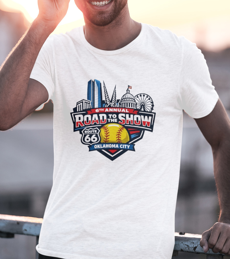 6th Annual Road To The Show Route 66 Oklahoma City T-Shirt