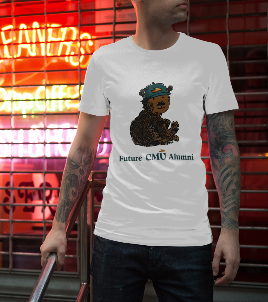 Bear Future CMU Alumni With Cap T-Shirt