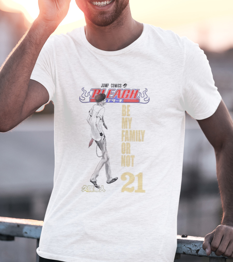BLEACH Be My Family Or Not 21 Manga Volume Cover T-Shirt