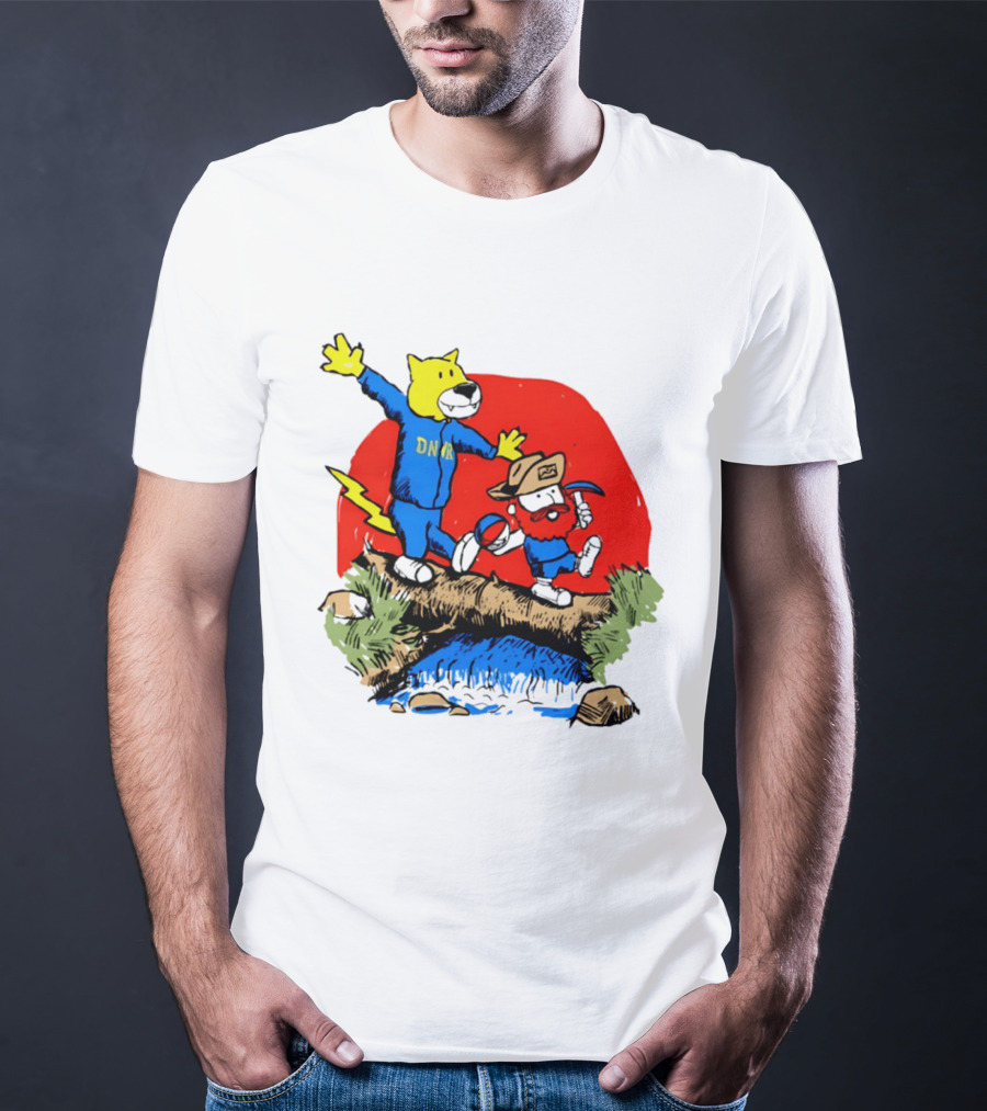 Buffalo Bills Football Cartoon Characters With DNR Sports T-Shirt