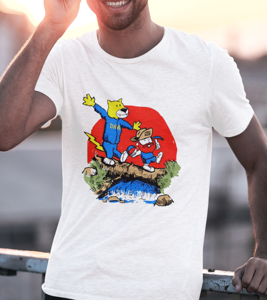 Buffalo Bills Football Cartoon Characters With DNR Sports T-Shirt
