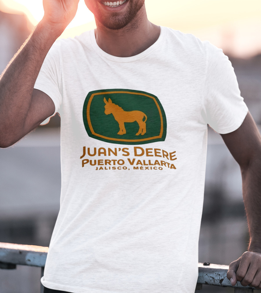 Juan's Deere Puerto Vallarta Jalisco Mexico Donkey T-Shirt