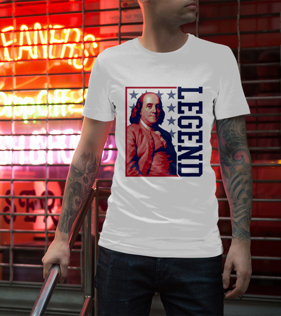 Legend Benjamin Franklin Stars T-Shirt