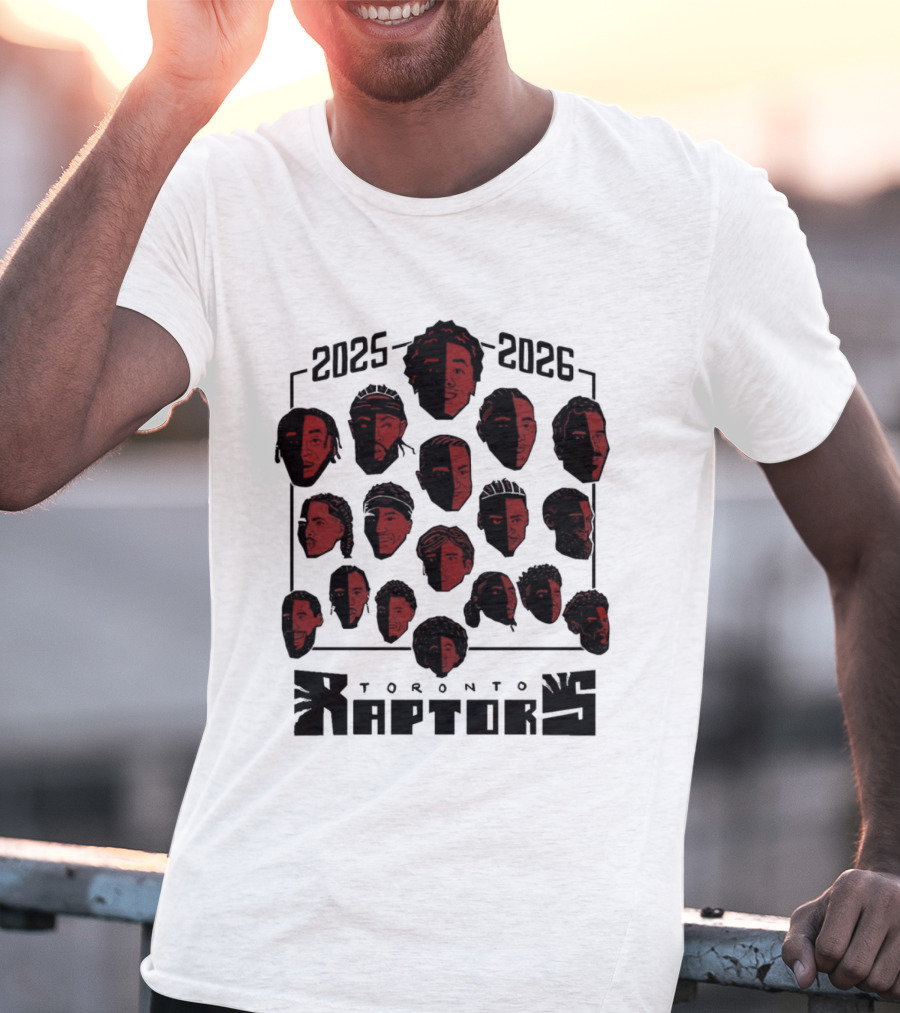 2025 2026 Toronto Raptors Team Roster NBA Season T-Shirt