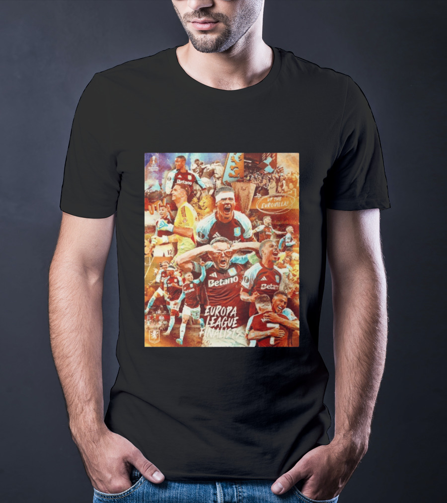 Aston Villa FC Europa League UTV Eurovilla Celebration T-Shirt