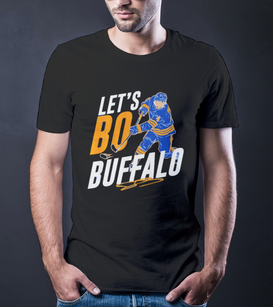Let's Bo Buffalo Hockey Bowen Byram Buffalo Sabres T-Shirt