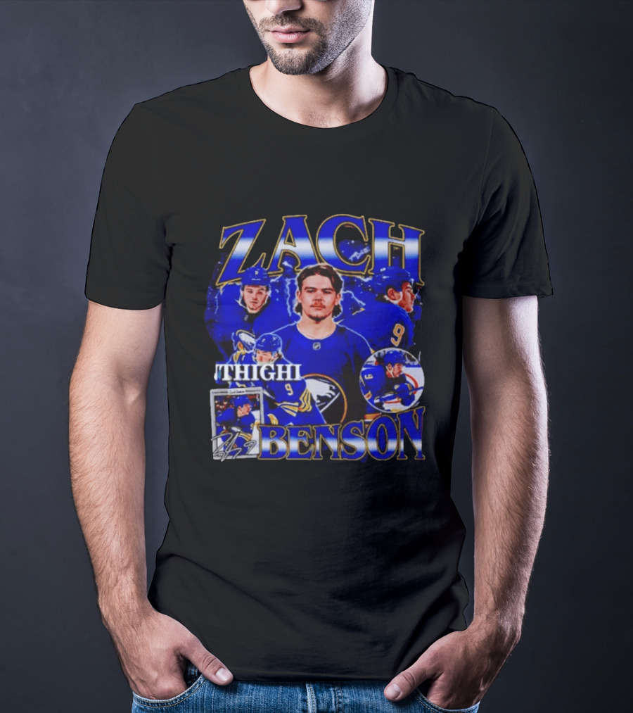 Buffalo Sabres Zach Benson Thighi Hockey T-Shirt