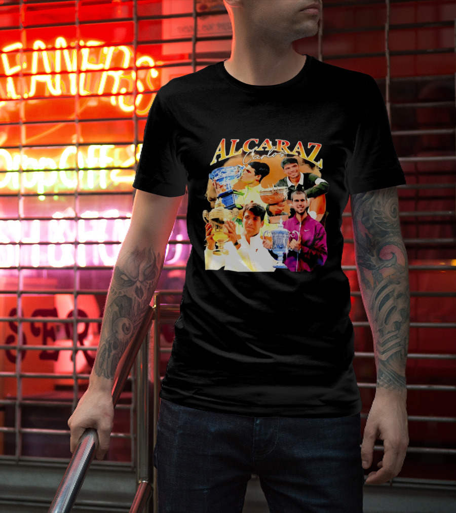 Carlos Alcaraz Tennis Trophies Champion Highlights T-Shirt