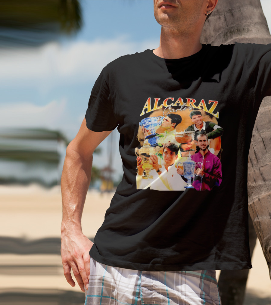 Carlos Alcaraz Tennis Trophies Champion Highlights T-Shirt
