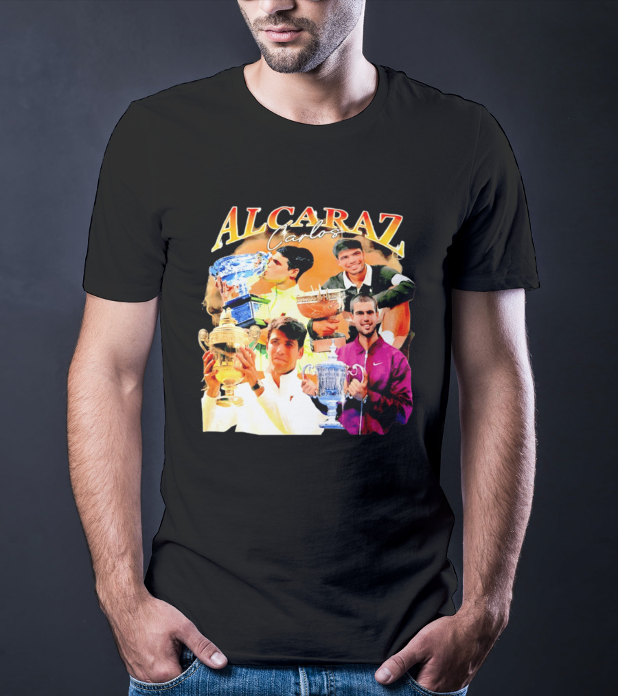 Carlos Alcaraz Tennis Trophies Champion Highlights T-Shirt