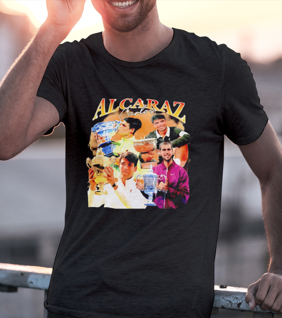 Carlos Alcaraz Tennis Trophies Champion Highlights T-Shirt