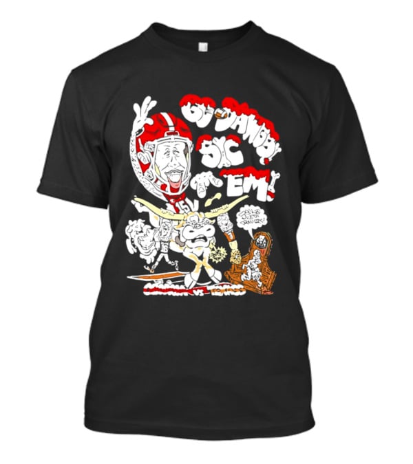 Go Dawgs Sic Em 2025 Georgia Vs Texas Football Rivalry Game T-Shirt