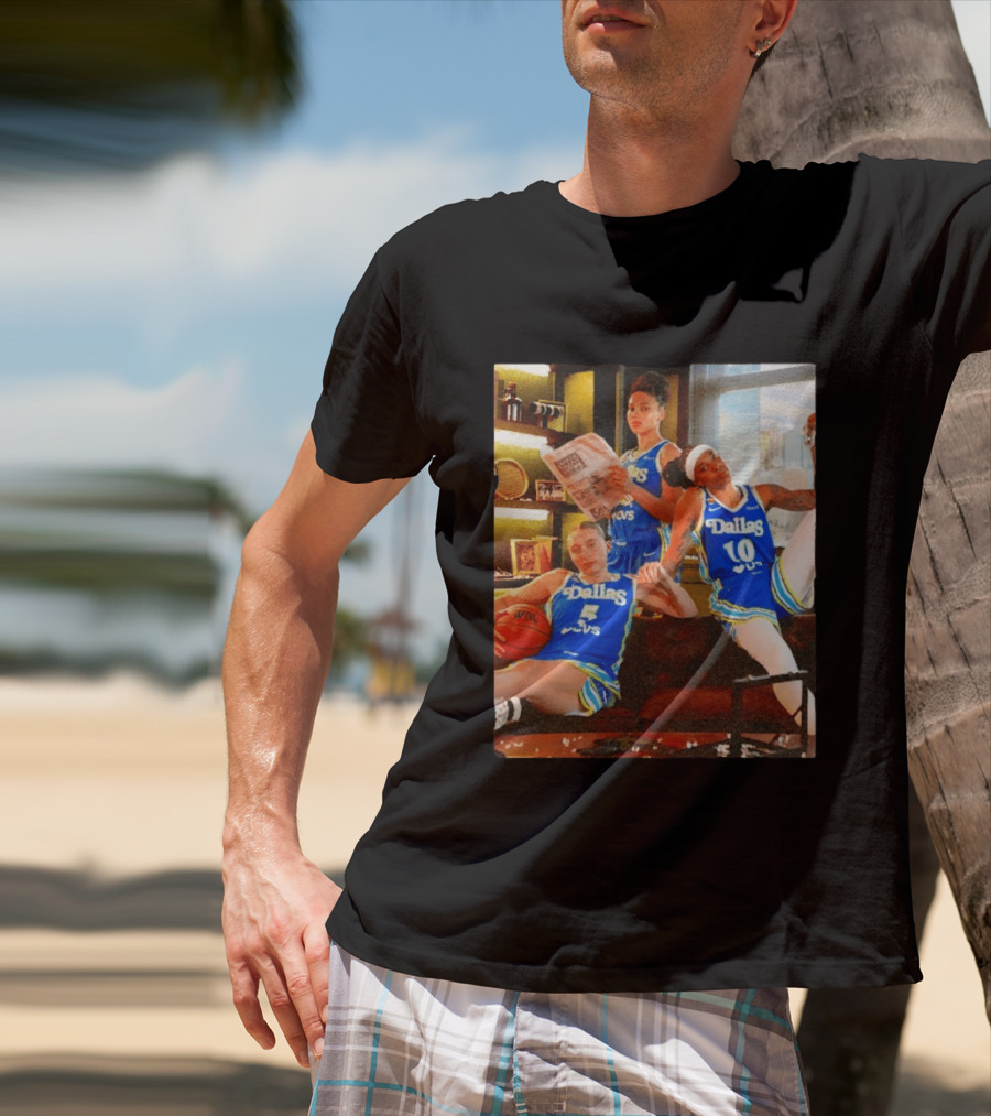Dallas Wings 2026 Azzi Fudd Paige Bueckers Aziaha James Basketball Photo T-Shirt