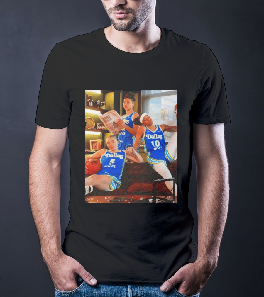 Dallas Wings 2026 Azzi Fudd Paige Bueckers Aziaha James Basketball Photo T-Shirt