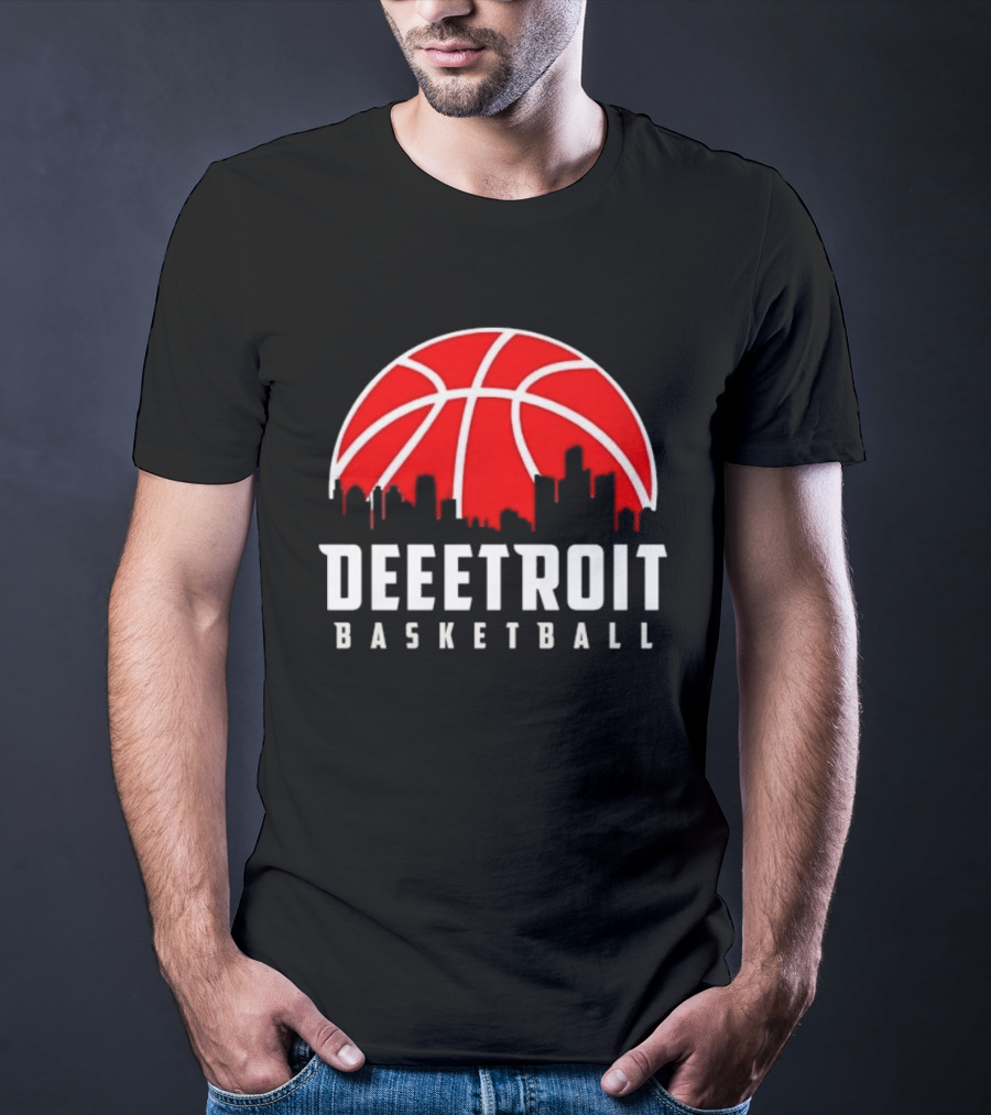 Deetroit Basketball Skyline Drip 2026 T-Shirt